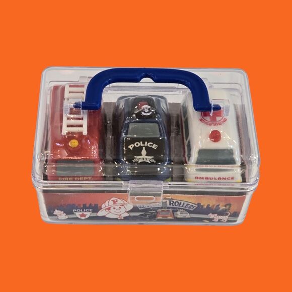 Emergency First Responder Stampers Pre-Inked Stamp Rollers Fire Truck Police Car - Picture 2 of 10